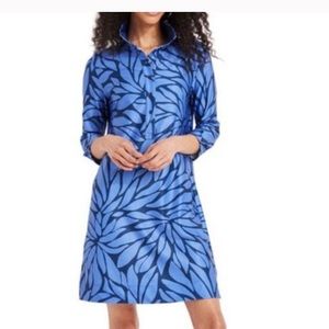 Vineyard Vines Sankaty Margo Shirtdress Color: Deep Bay/Marlin Dress   Size: XS
